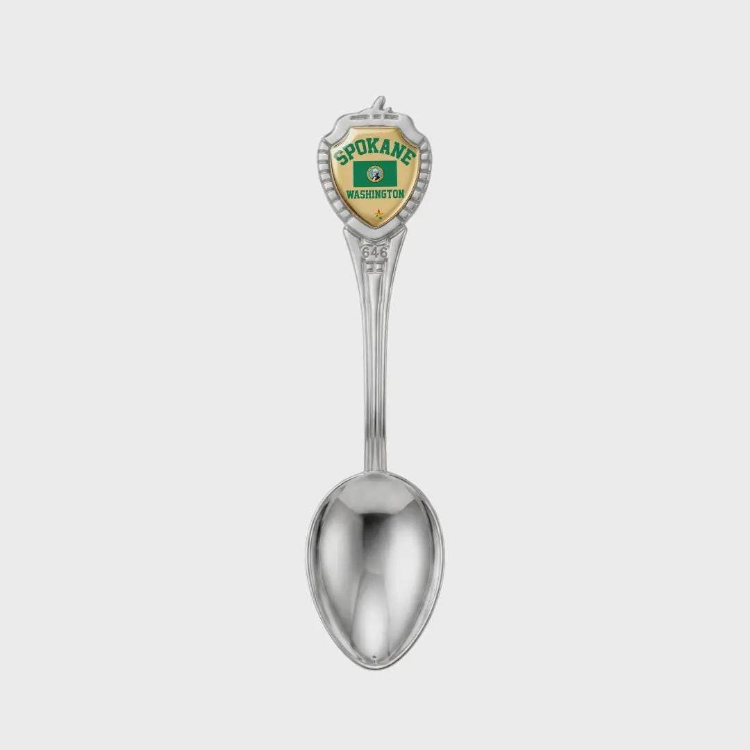 Spokane Washington Mini Spoon Collectible Souvenir 3.4"