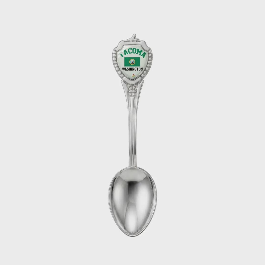 Tacoma Washington Mini Spoon Collectible Souvenir 3.4"