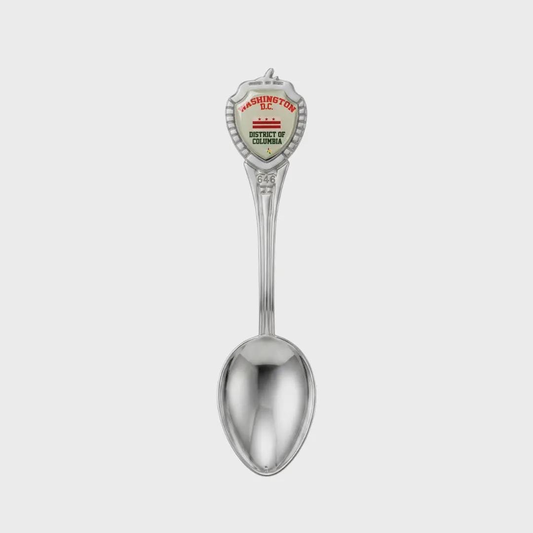 Washington D.C Mini Spoon Collectible Souvenir 3.4"