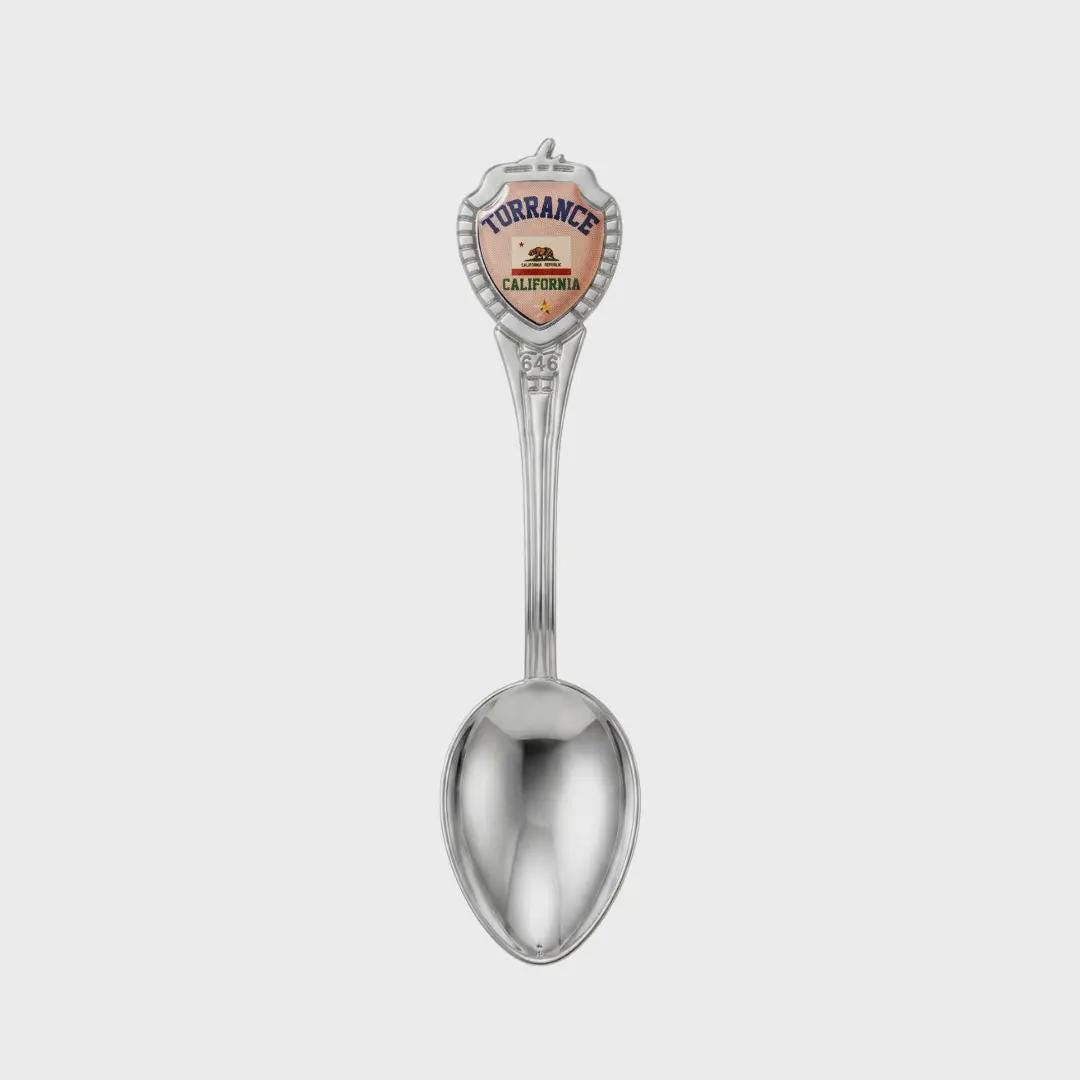 Torrance California Mini Spoon Collectible Souvenir 3.4"
