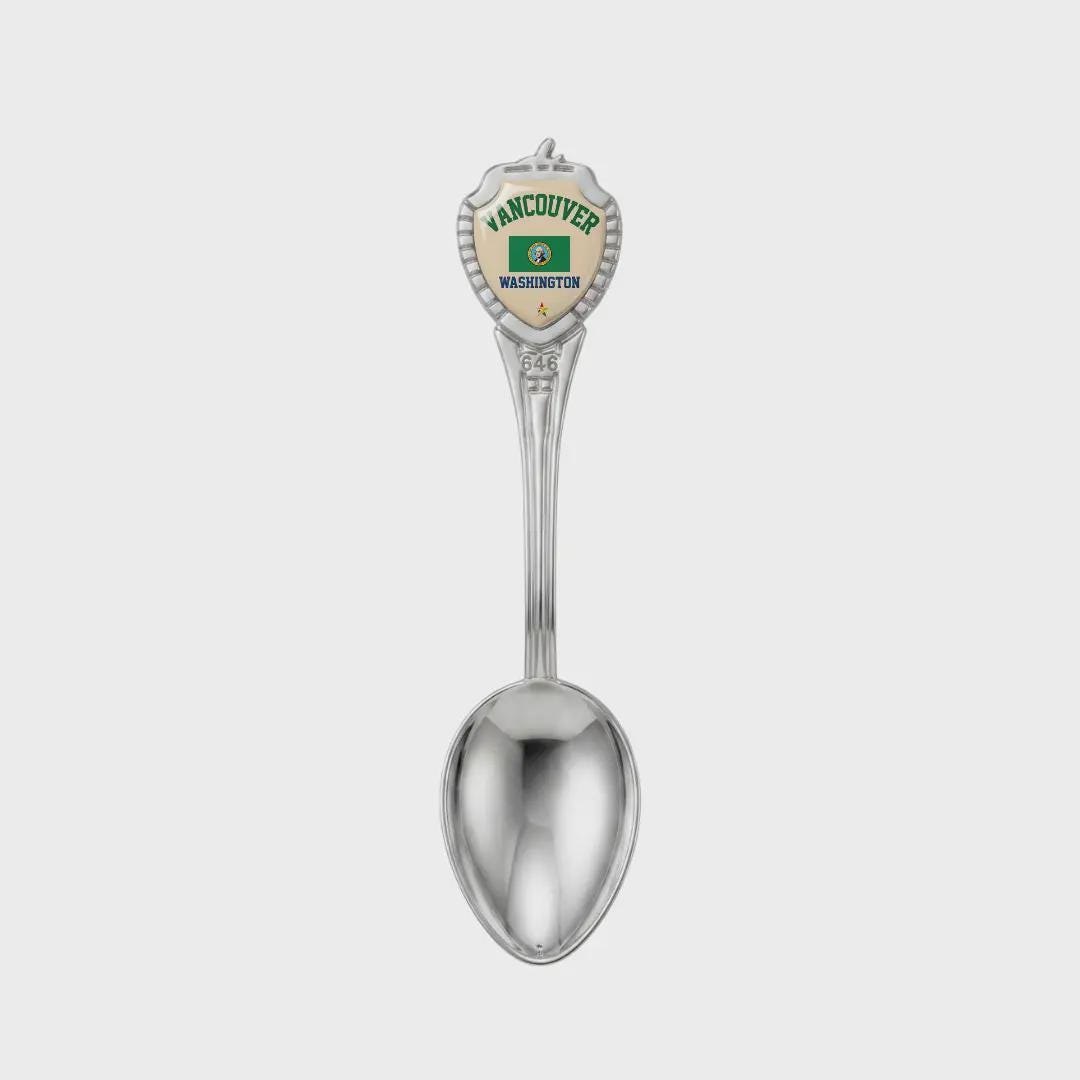 Vancouver Washington Mini Spoon Collectible Souvenir 3.4"