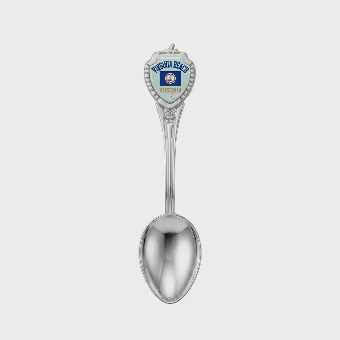 Virginia Beach Virginia Mini Spoon Collectible Souvenir 3.4"