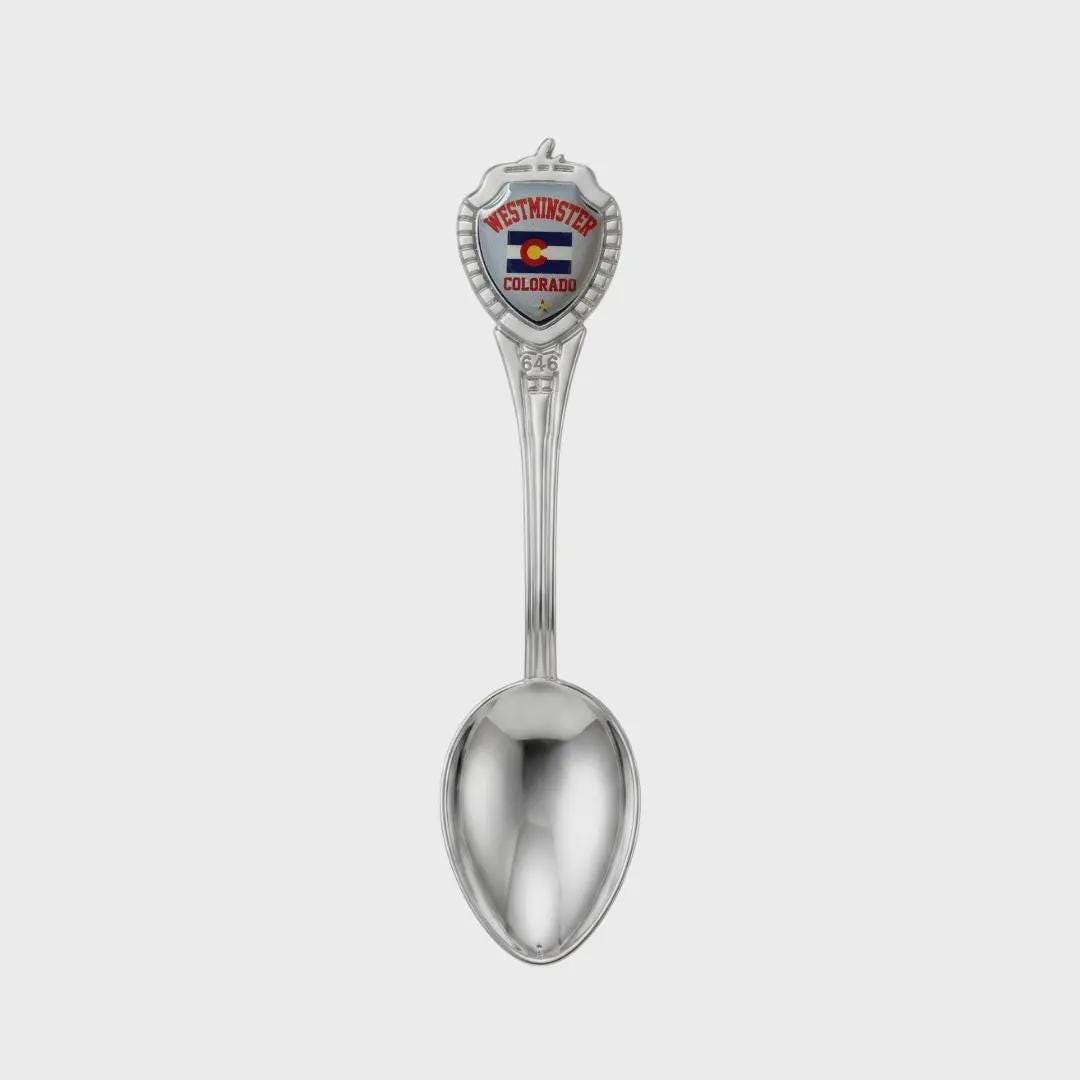 Westminster Colorado Mini Spoon Collectible Souvenir 3.4"