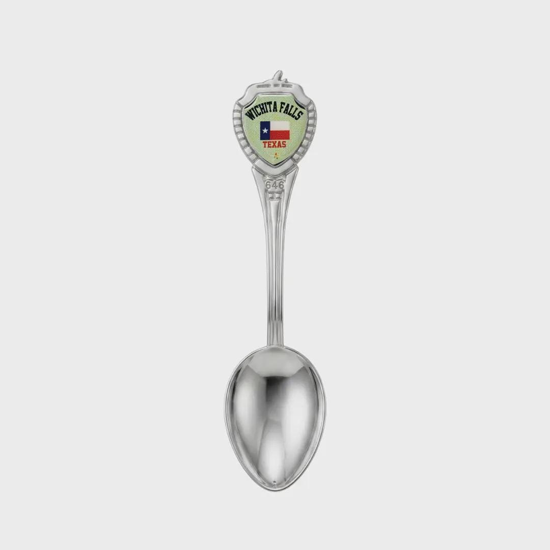Wichita Falls Texas Mini Spoon Collectible Souvenir 3.4"