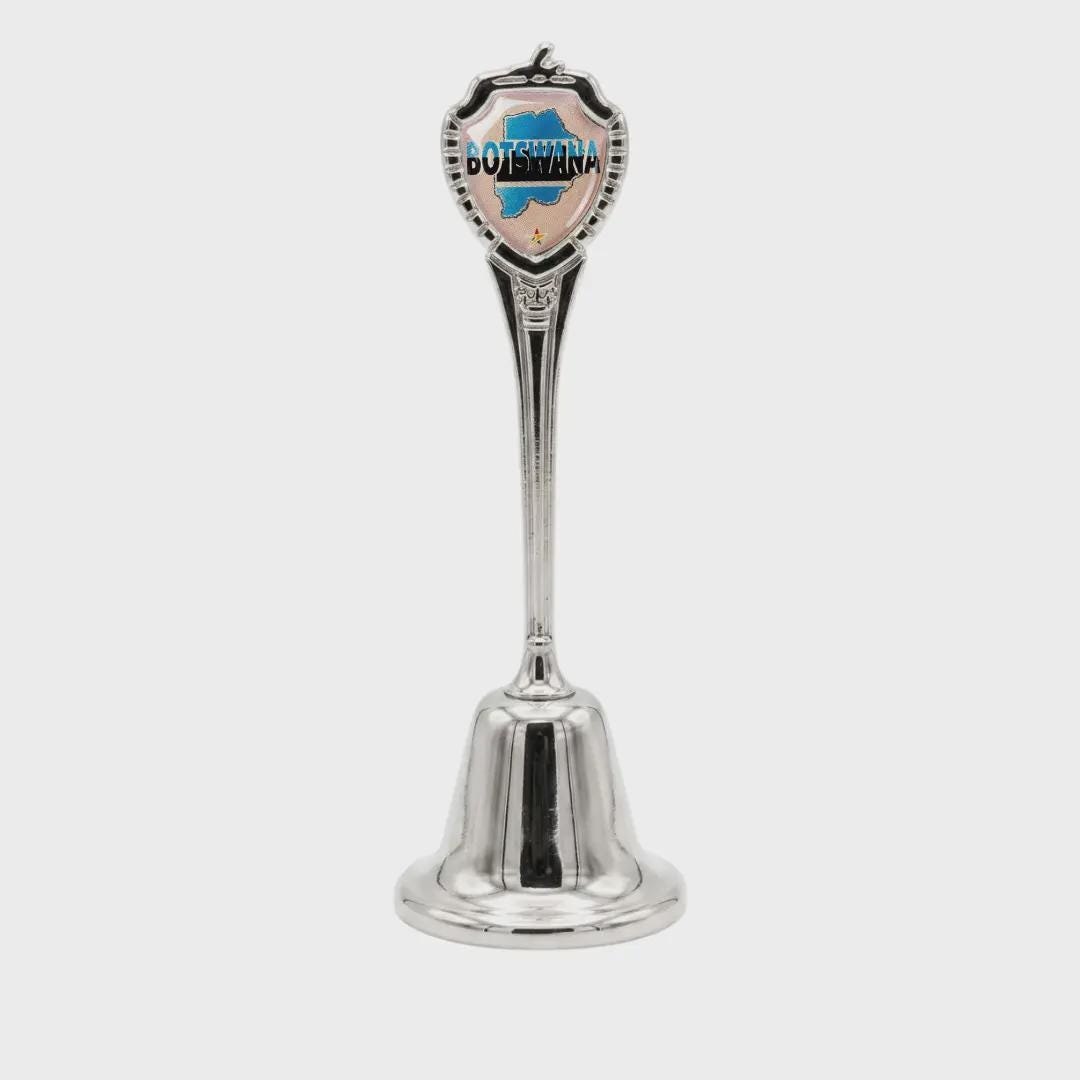 Botswana Collectible Souvenir Metal Zinc Long Bell