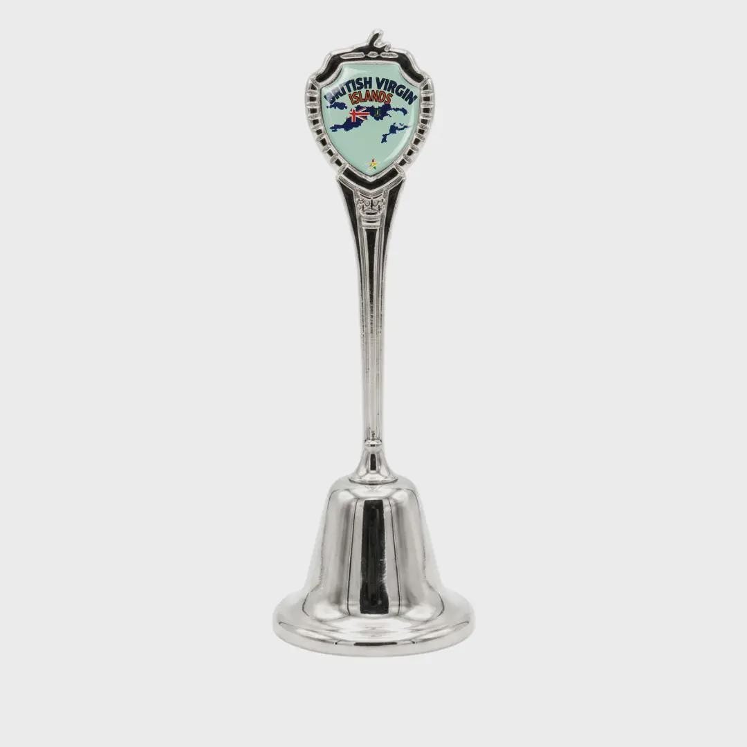 British Virgin Collectible Souvenir Metal Zinc Long Bell