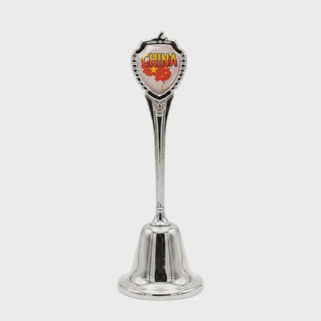 China Collectible Souvenir Metal Zinc Long Bell