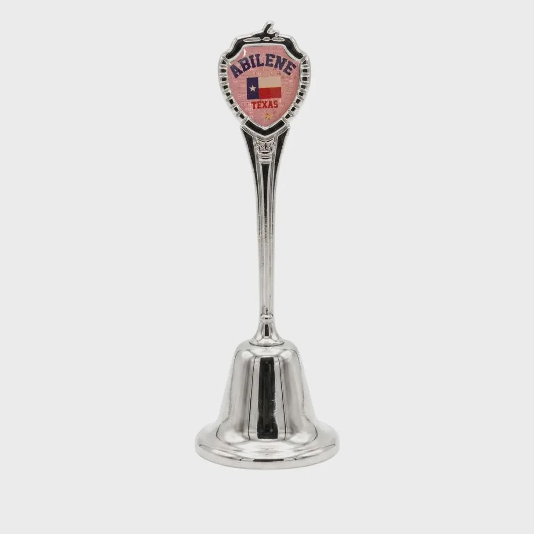 Abilene Texas Collectible Souvenir Metal Zinc Long Bell