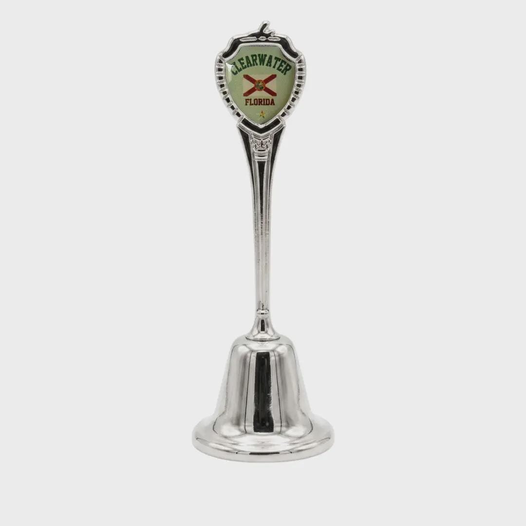 Clearwater Florida Collectible Souvenir Metal Zinc Long Bell