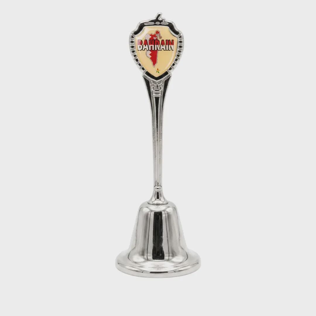 Bahrain Collectible Souvenir Metal Zinc Long Bell