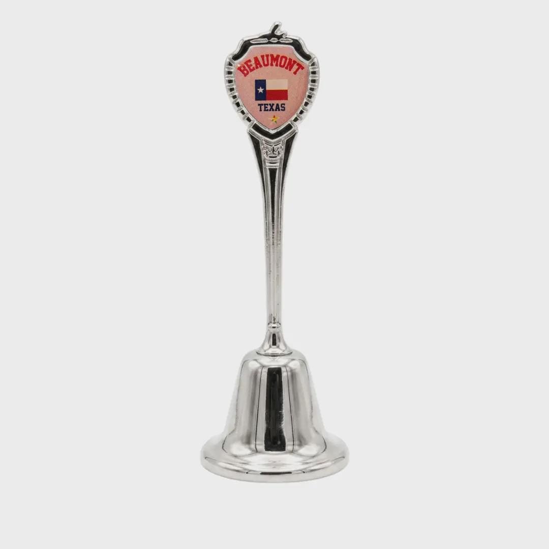 Beaumont Texas Collectible Souvenir Metal Zinc Long Bell