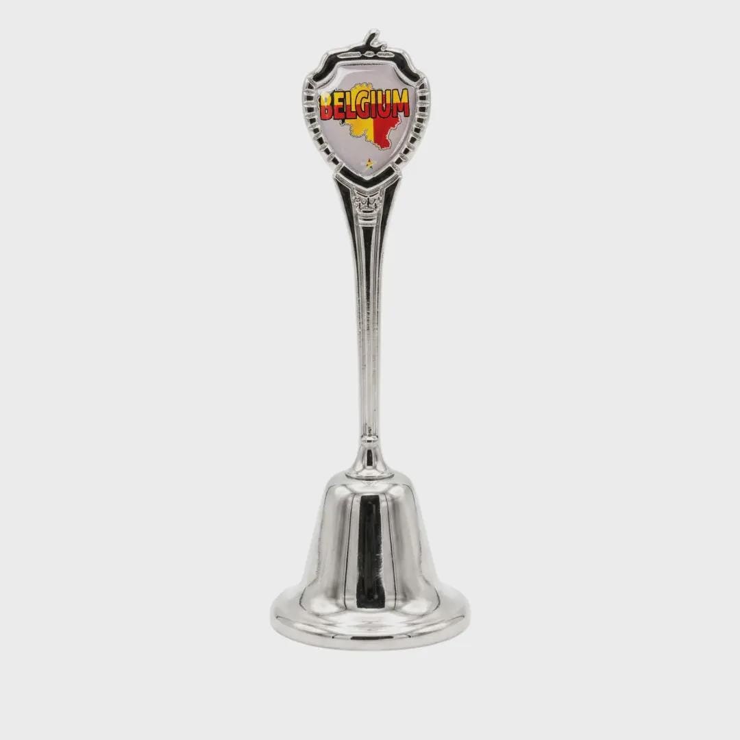 Belgium Collectible Souvenir Metal Zinc Long Bell