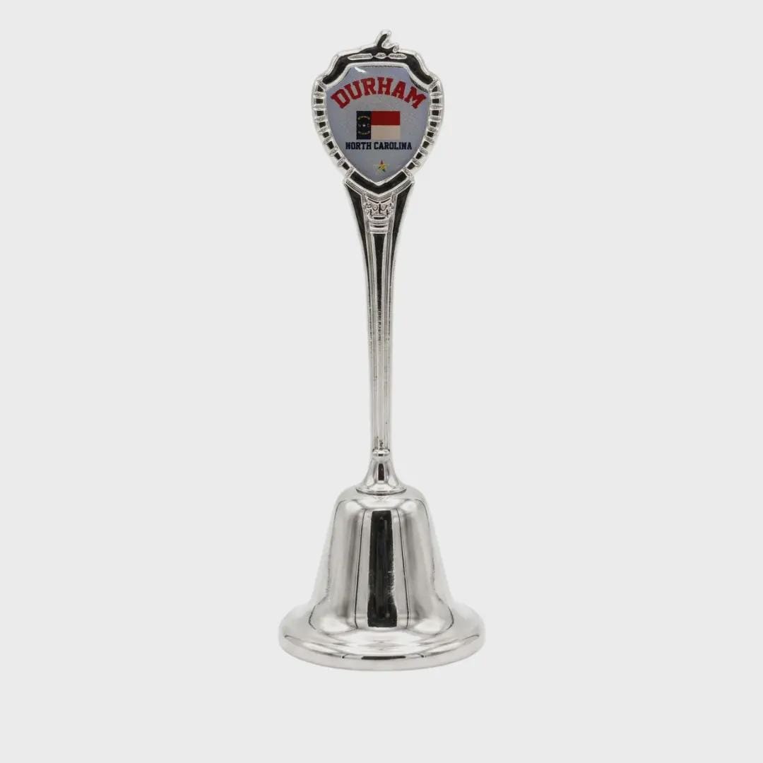 Durham North Carolina Souvenir Metal Zinc Long Bell