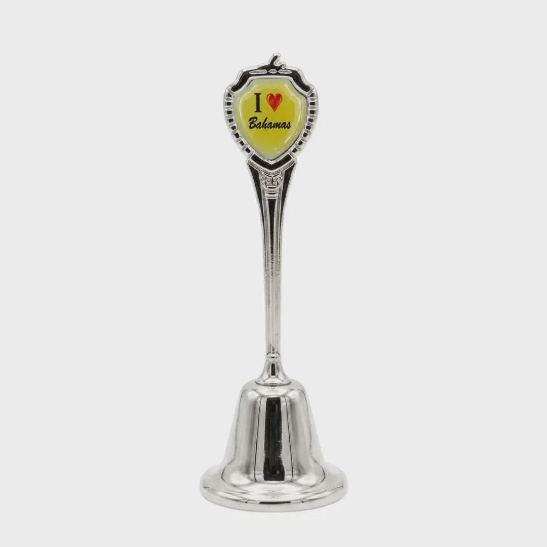 I love Bahamas Collectible Souvenir Metal Zinc Long Bell