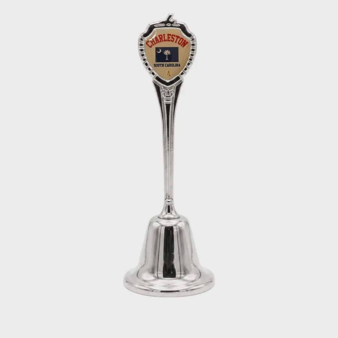 Charleston South Carolina Souvenir Metal Zinc Long Bell