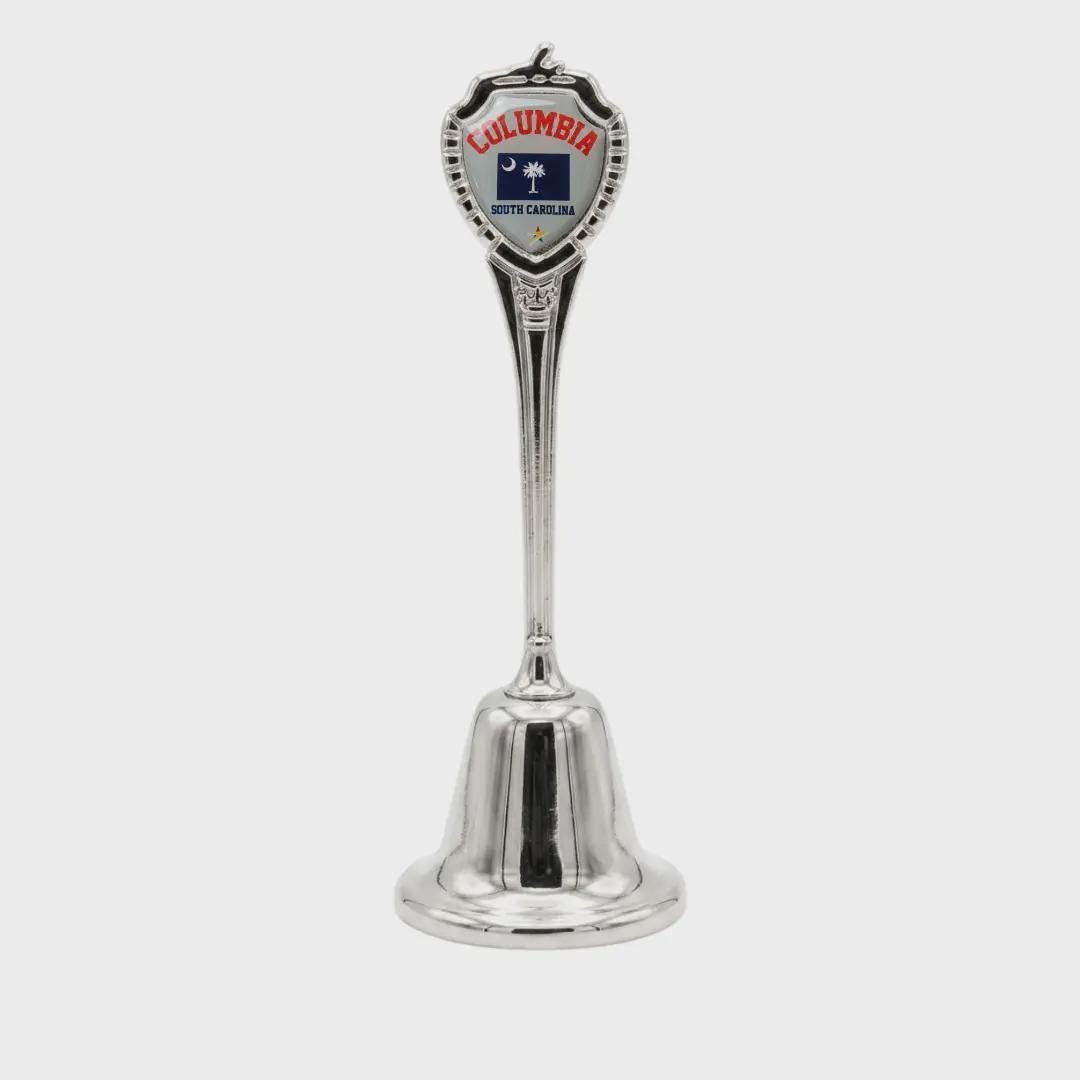 Columbia South Carolina Souvenir Metal Zinc Long Bell