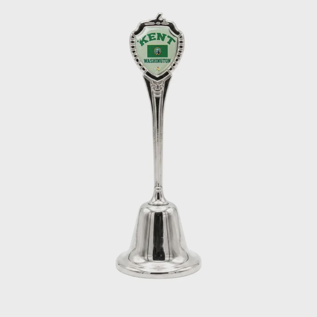 Kent Washington Collectible Souvenir Metal Zinc Long Bell
