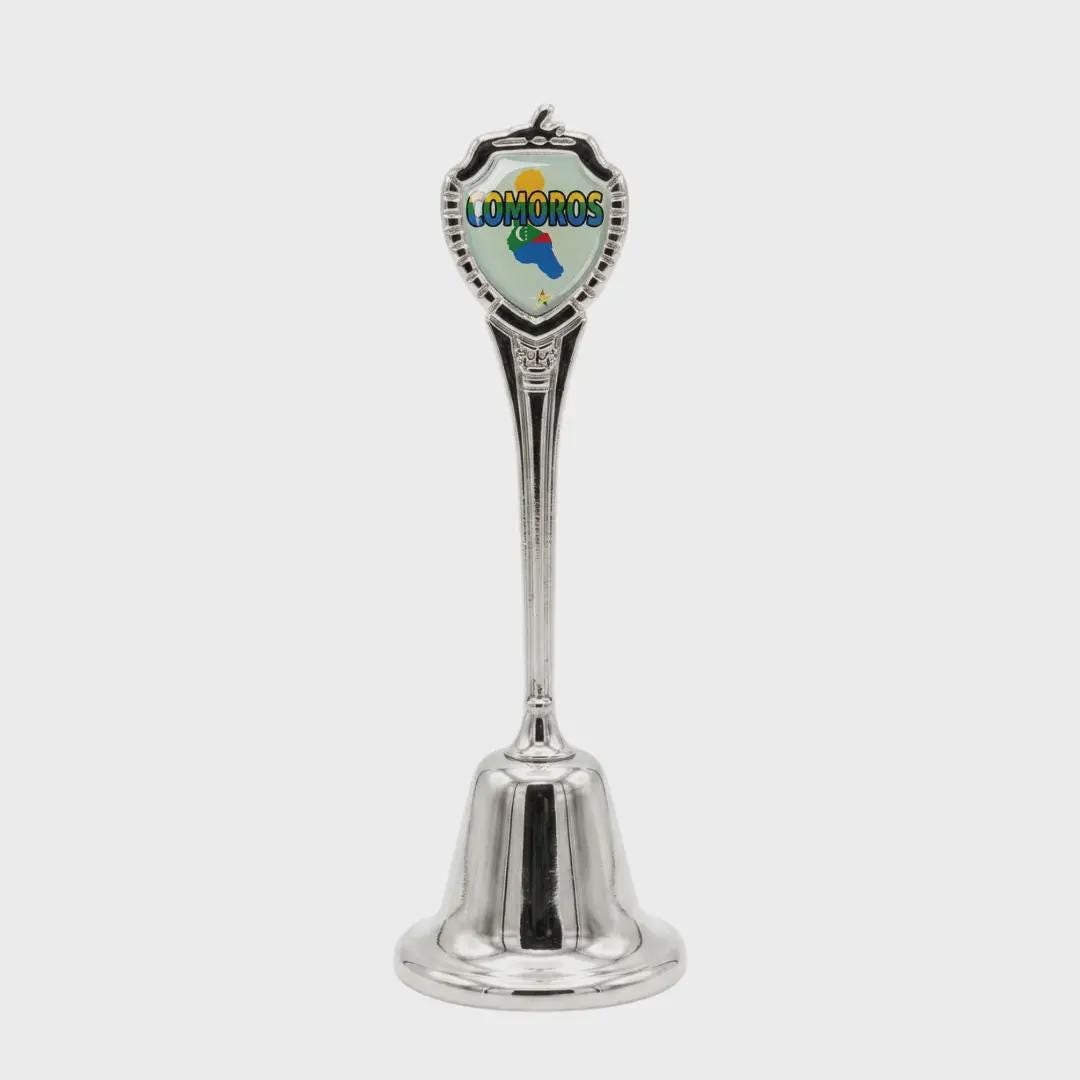 Comoros Collectible Souvenir Metal Zinc Long Bell