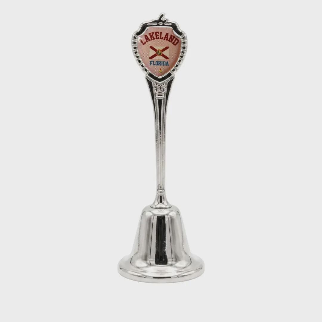 Lakeland Florida Collectible Souvenir Metal Zinc Long Bell