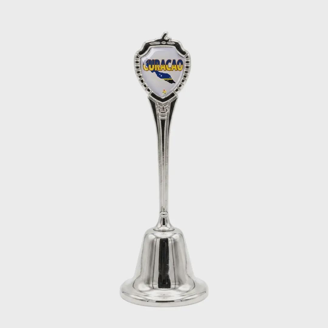 Curacao Collectible Souvenir Metal Zinc Long Bell