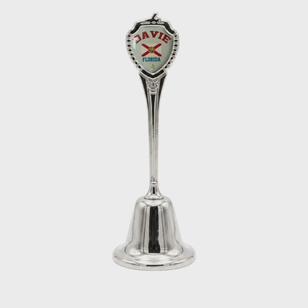 Davie Florida Collectible Souvenir Metal Zinc Long Bell