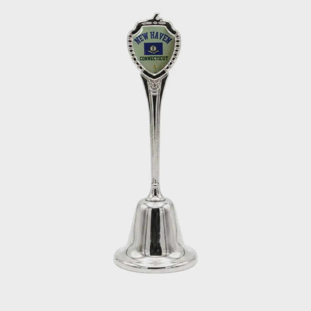 New Haven Connecticut Souvenir Metal Zinc Long Bell