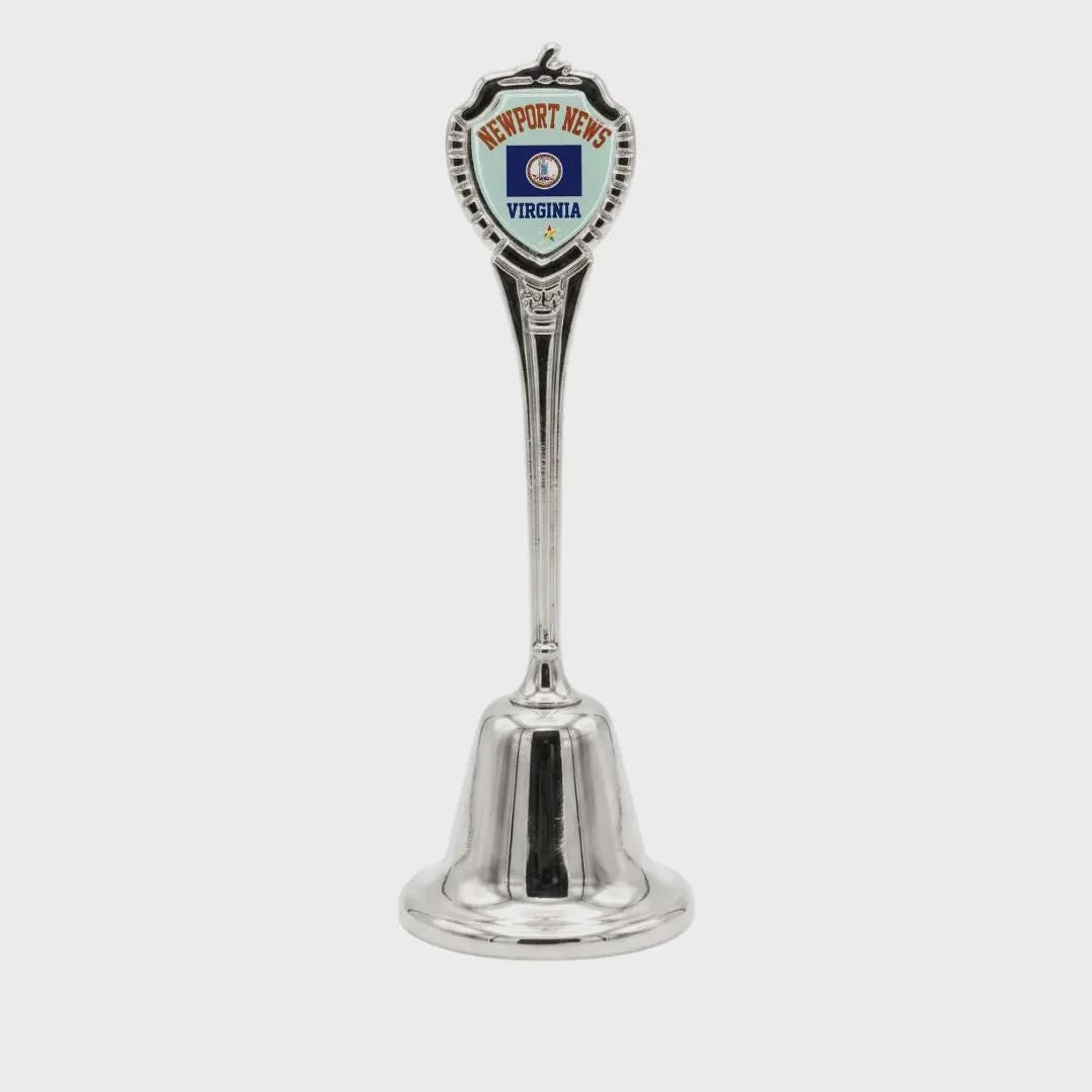 Newport News Collectible Souvenir Metal Zinc Long Bell