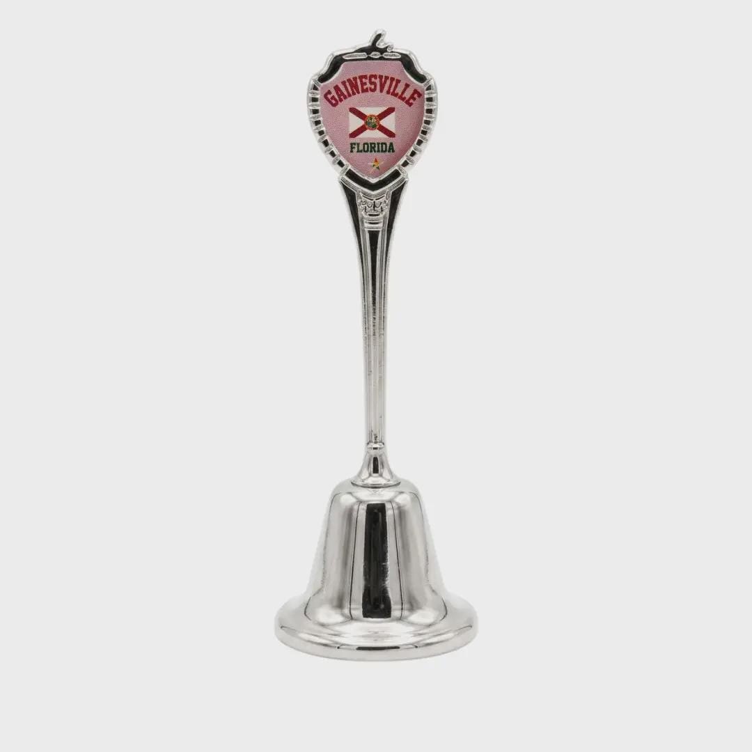 Gainesville Florida Souvenir Metal Zinc Long Bell