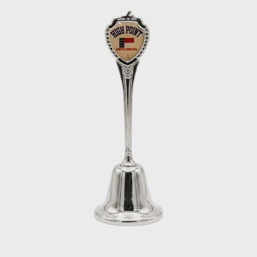 High Point North Carolina Souvenir Metal Zinc Long Bell