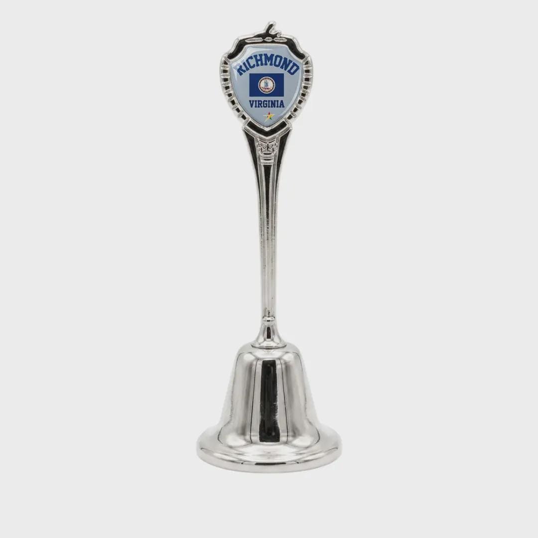 Richmond Virginia Collectible Souvenir Metal Zinc Long Bell