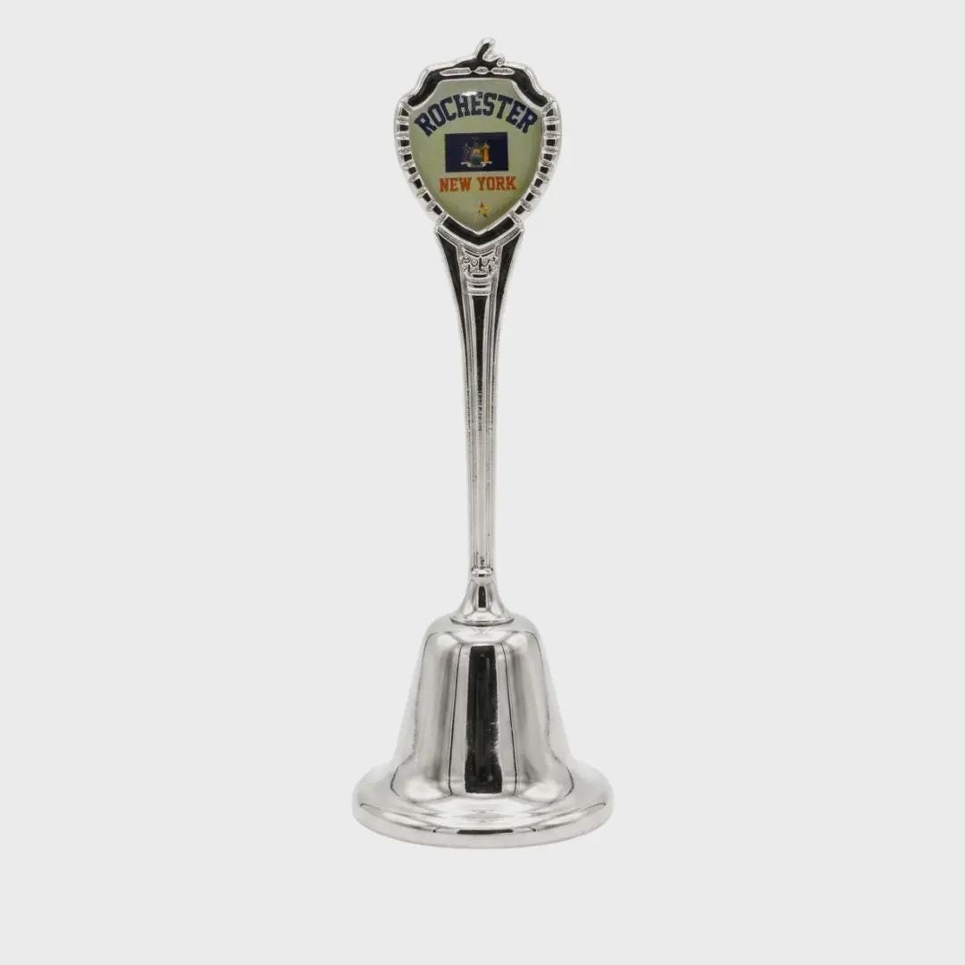 Rochester New York Collectible Souvenir Metal Zinc Long Bell