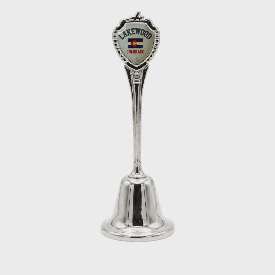 Lakewood Colorado Souvenir Metal Zinc Long Bell