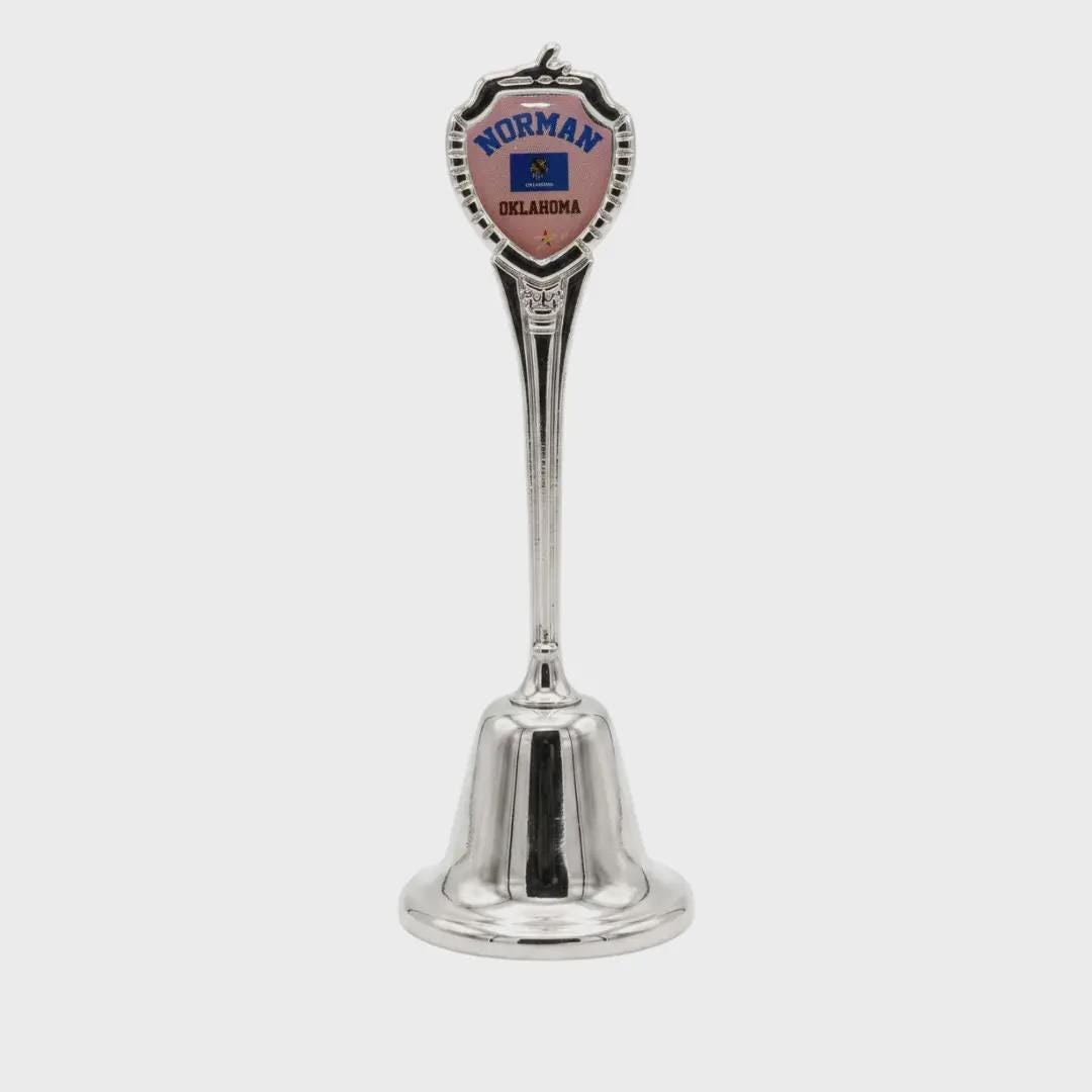 Norman Oklahoma Collectible Souvenir Metal Zinc Long Bell