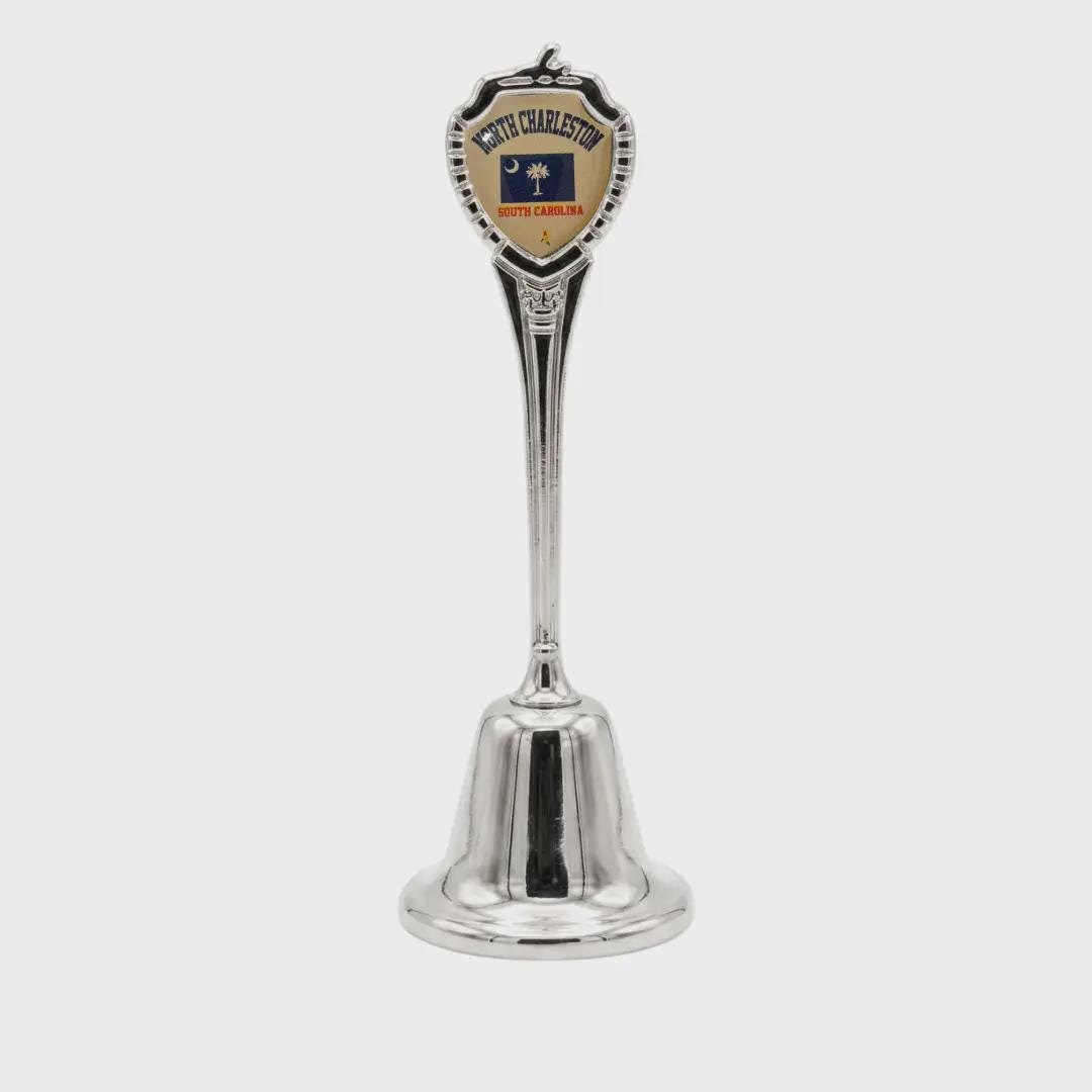 North Charleston South CarolinaSouvenir Metal Zinc Long Bell
