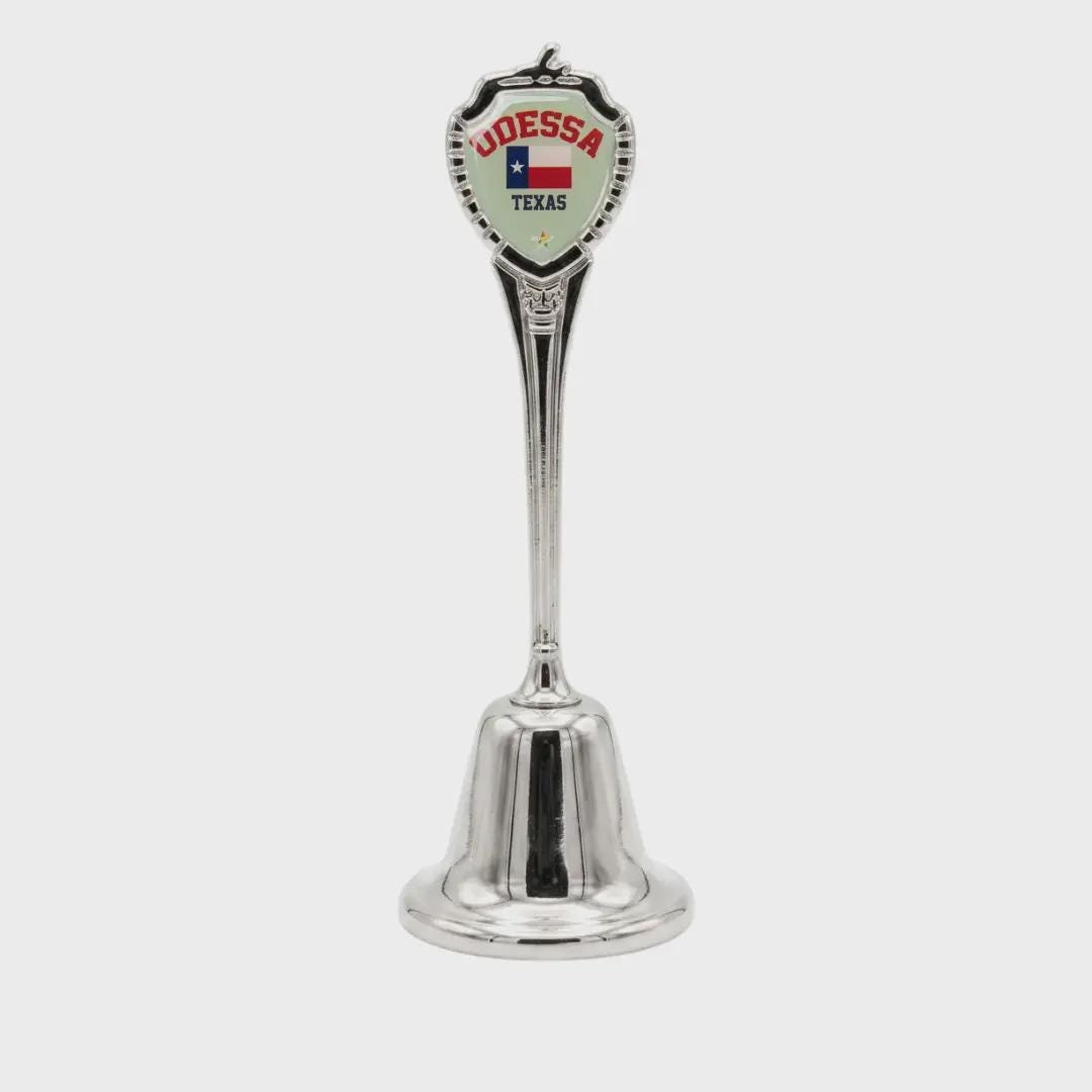Odessa Texas Collectible Souvenir Metal Zinc Long Bell