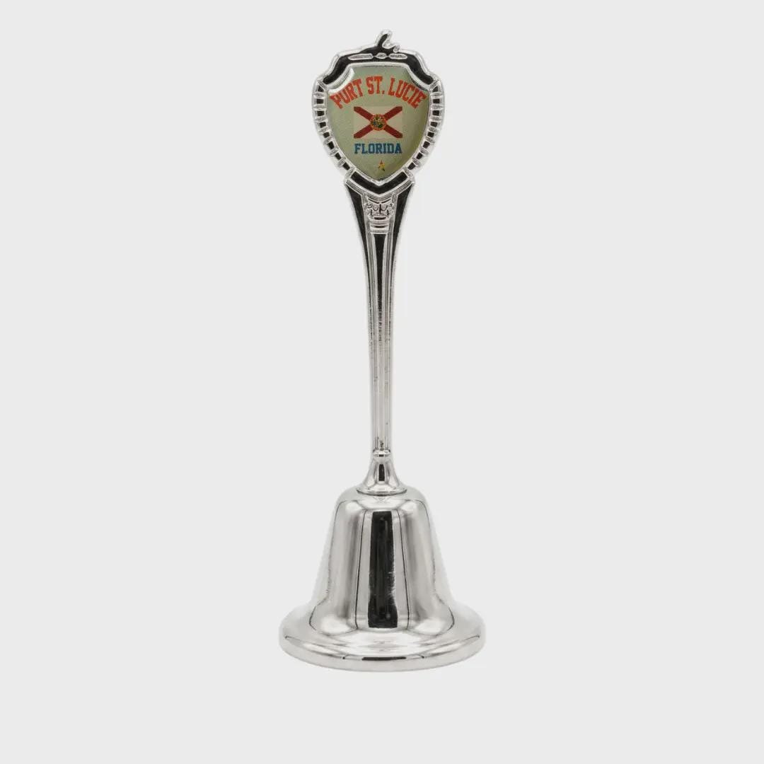 Port St Lucie Florida Souvenir Metal Zinc Long Bell