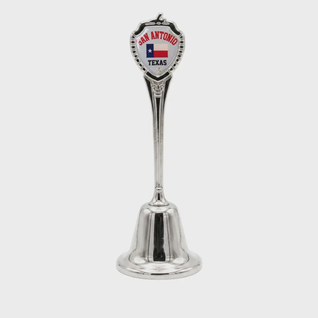 San Antonio Texas Collectible Souvenir Metal Zinc Long Bell
