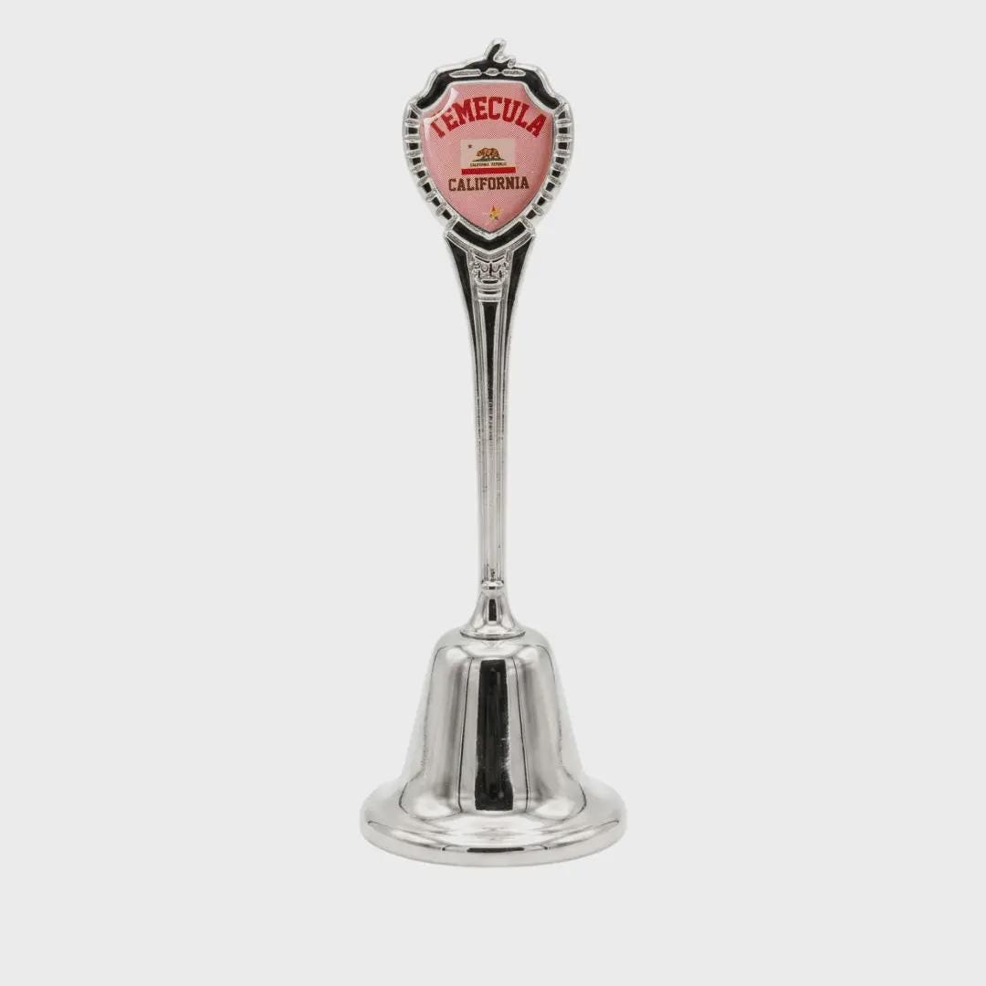 Temecula CaliforniaCollectible Souvenir Metal Zinc Long Bell