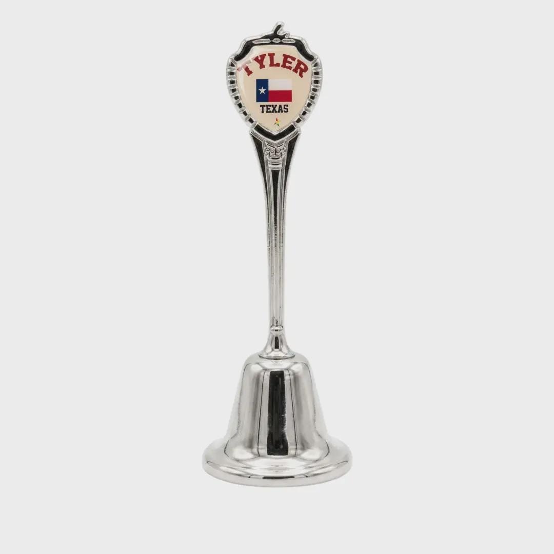 Tyler Texas Collectible Souvenir Metal Zinc Long Bell
