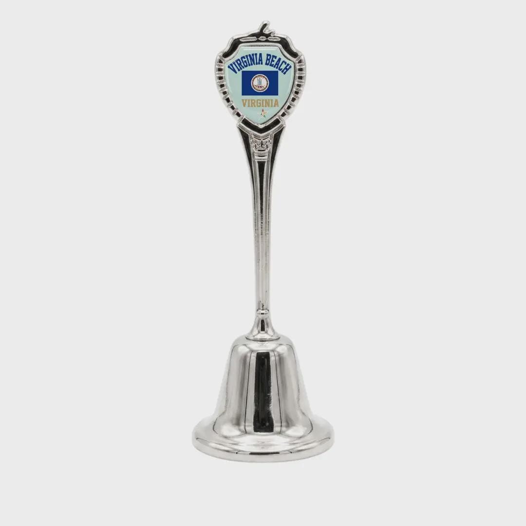 Virginia Beach Virginia Souvenir Metal Zinc Long Bell