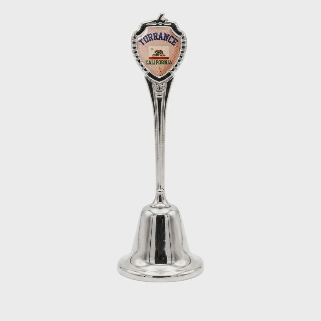 Torrance California Souvenir Metal Zinc Long Bell