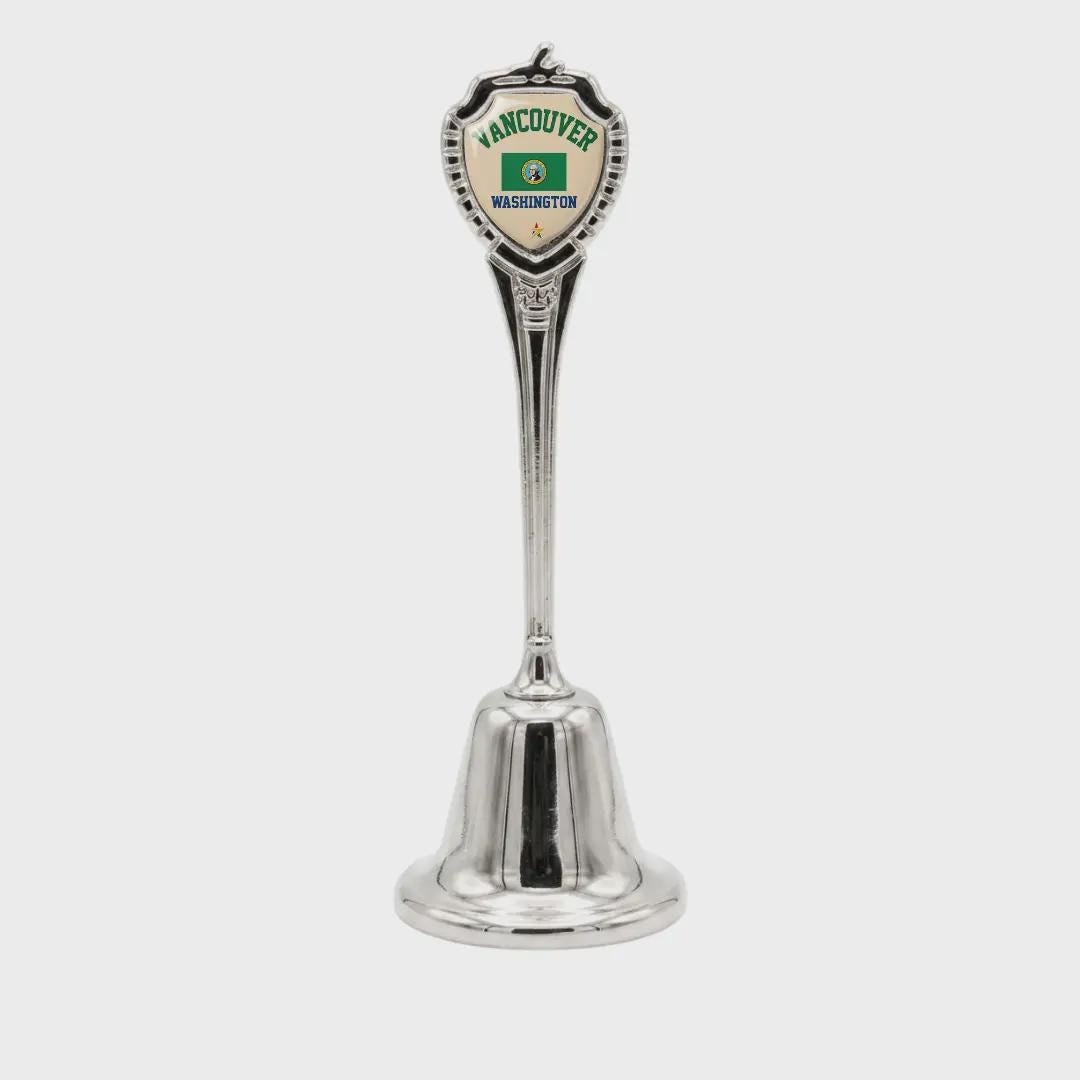 Vancouver Washington Souvenir Metal Zinc Long Bell
