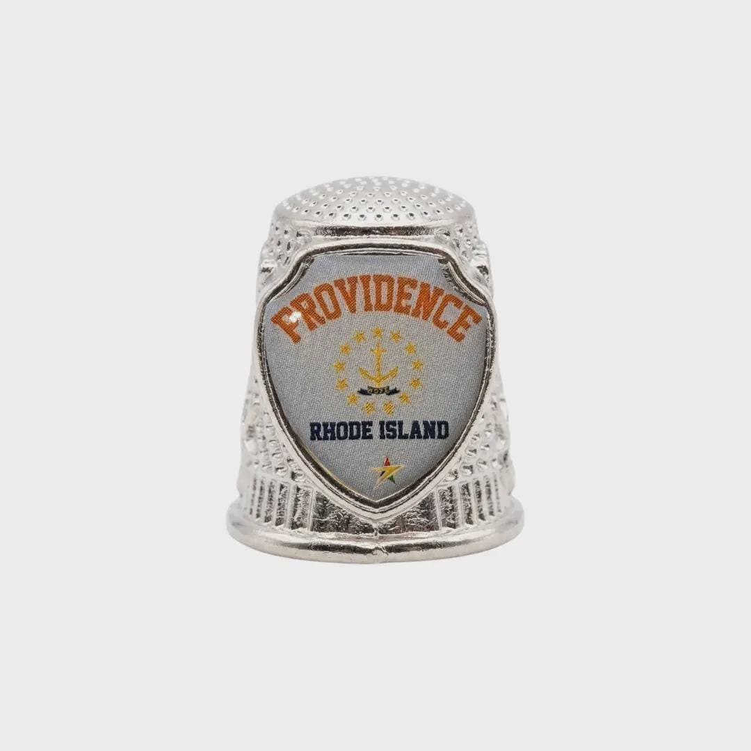 Providence Rhode Island Souvenir Metal Zinc Thimble