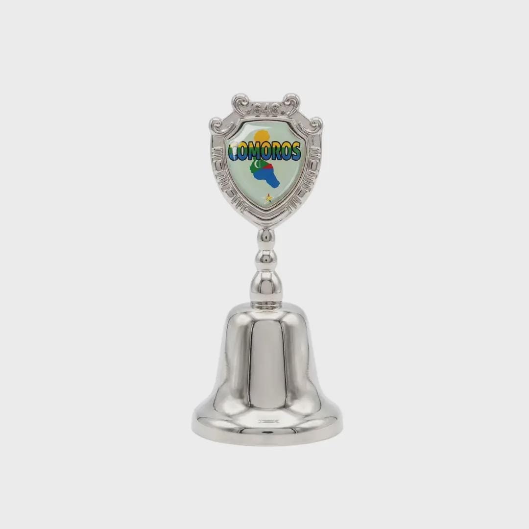 Comoros Collectible Souvenir Metal Zinc Small Bell