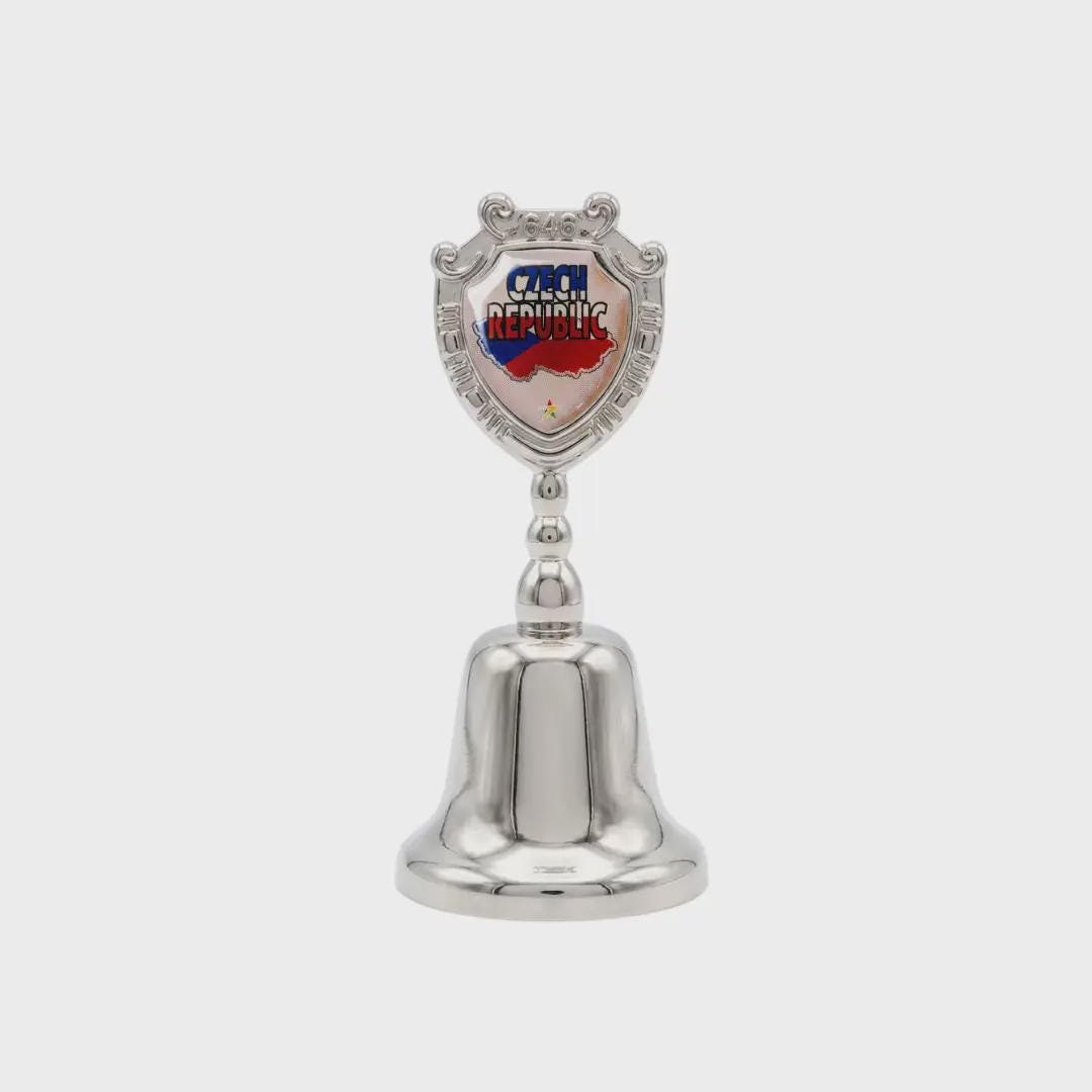 Czech Republic Collectible Souvenir Metal Zinc Small Bell
