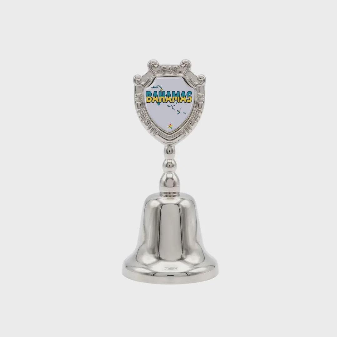 Bahamas Collectible Souvenir Metal Zinc Small Bell