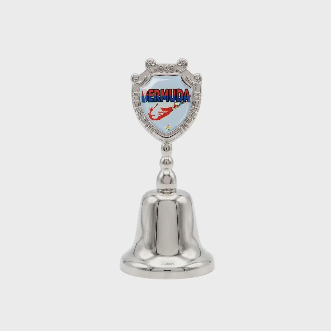 Bermuda Collectible Souvenir Metal Zinc Small Bell