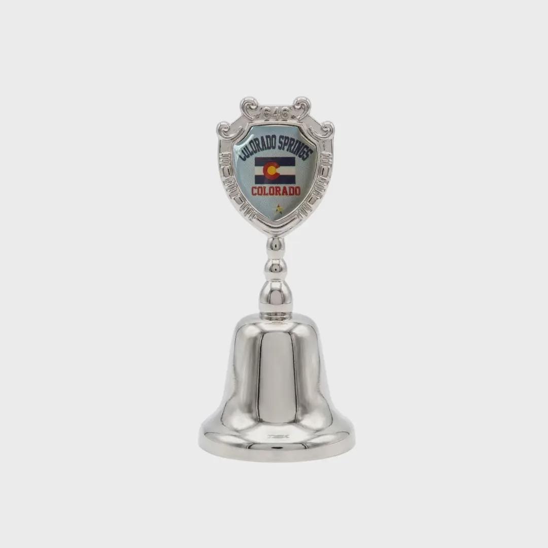 Colorado Springs Colorado Souvenir Metal Zinc Small Bell