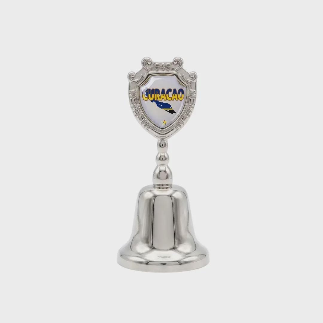 Curacao Collectible Souvenir Metal Zinc Small Bell
