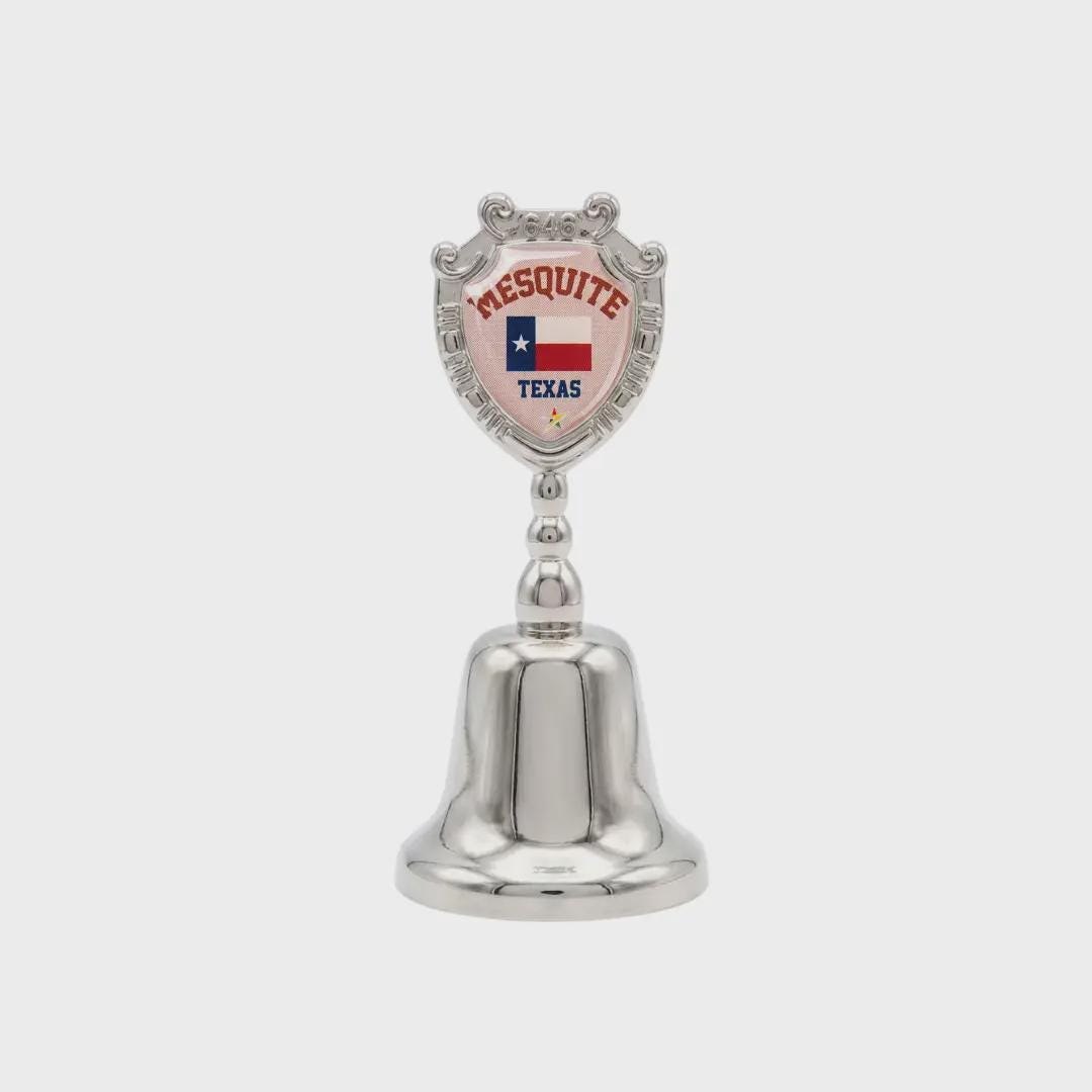 Mesquite Texas Collectible Souvenir Metal Zinc Small Bell